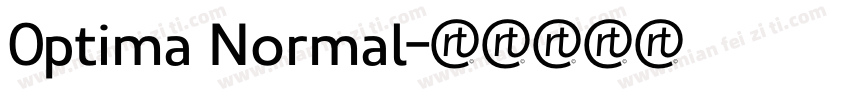0ptima Normal字体转换
